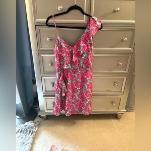 BNWT Vineyard Vines painted rose Kentucky derby dress size 8